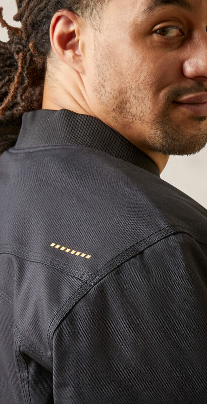 Rebar Stretch Canvas Bomber Jacket 04